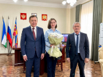 Благодарность главы местной администрации Чегемского муниципального района объявлена Борсовой Алине