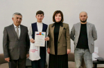 Награждение представителей Чегемского района в финале Кубка Юниор Лиги КВН